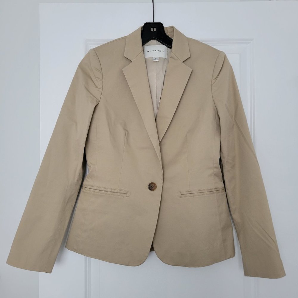 Banana Republic jacket blazer 4 beige tan